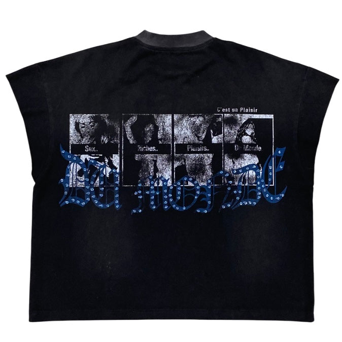 "Luxure" Cut off tee