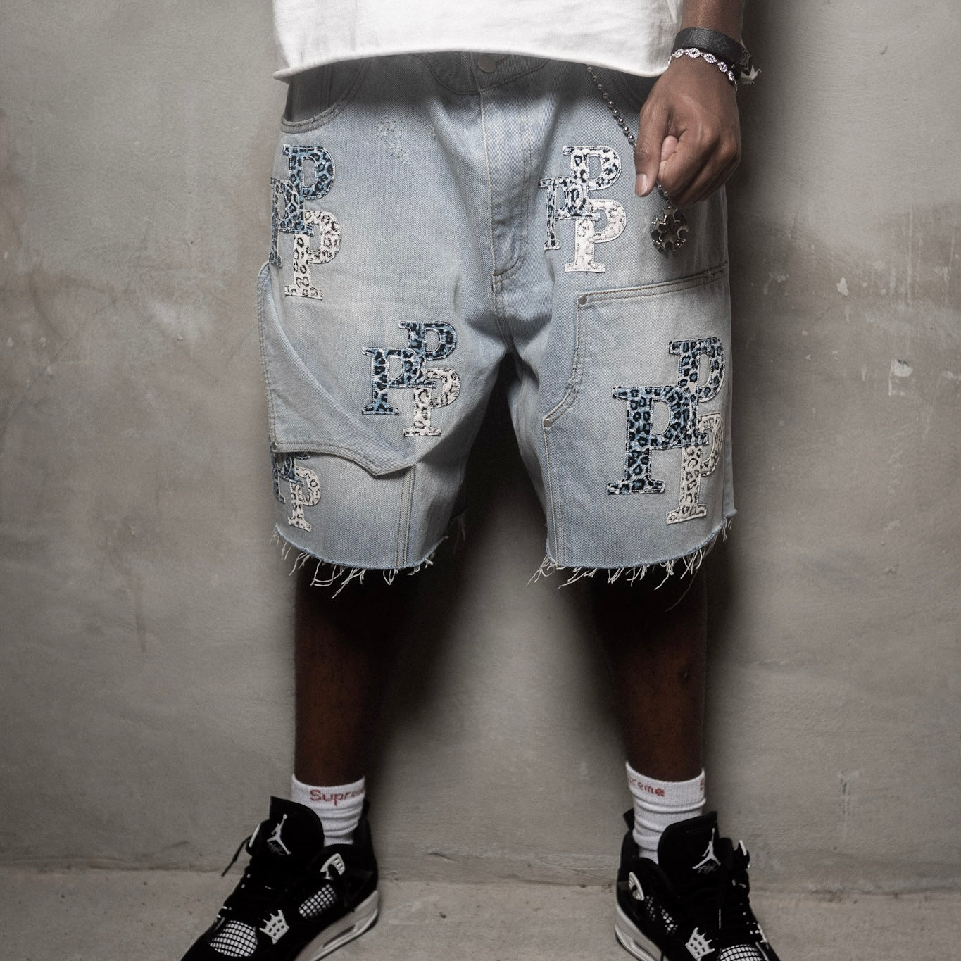 Light Blue LP Jorts