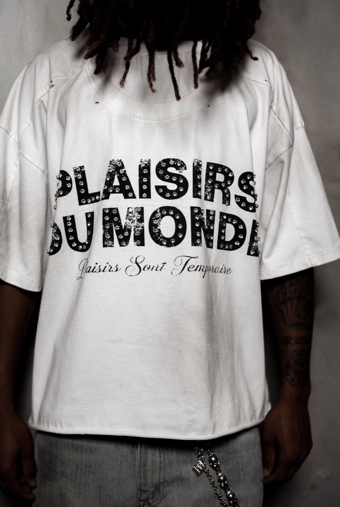 White gem tee