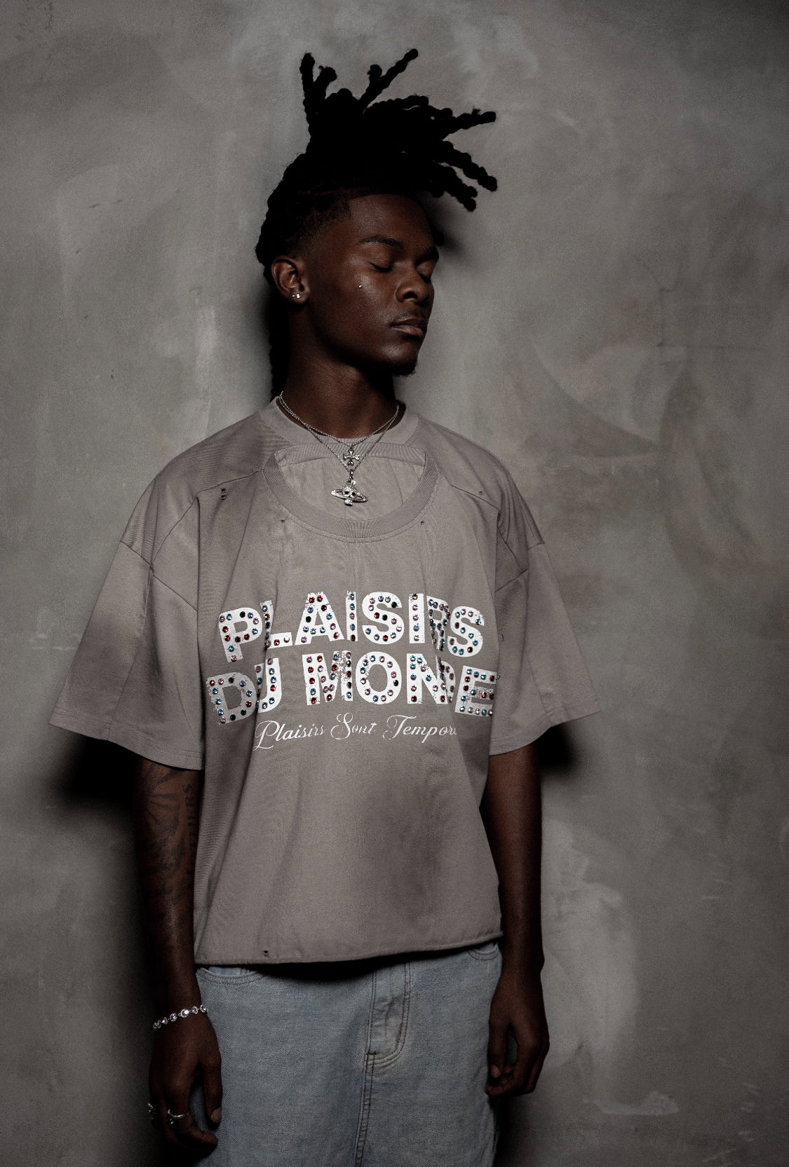 "Fumée" gem tee