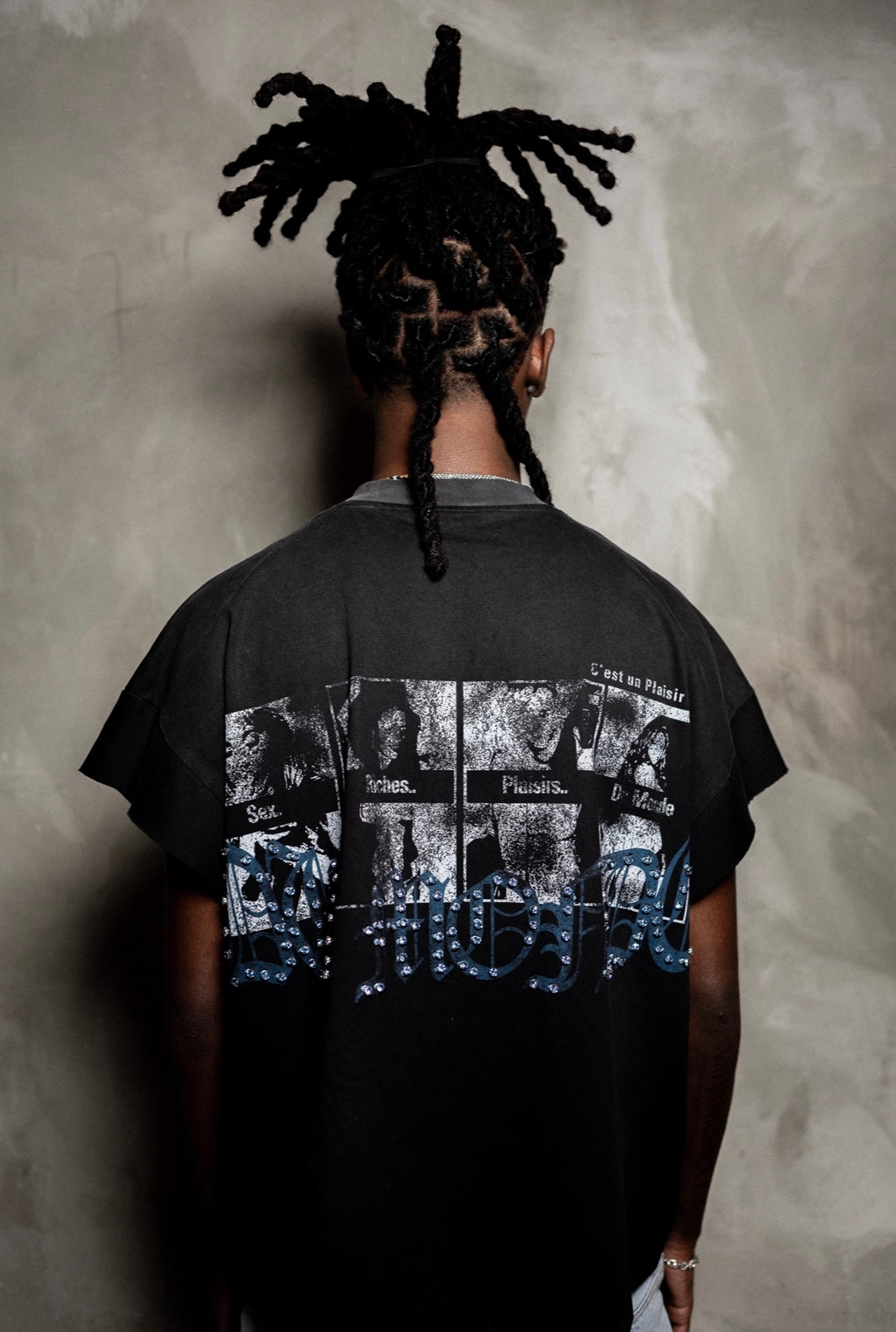 "Luxure" Cut off tee