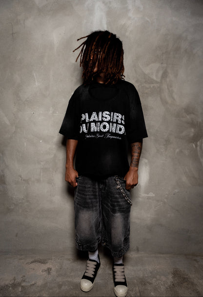Black gem tee